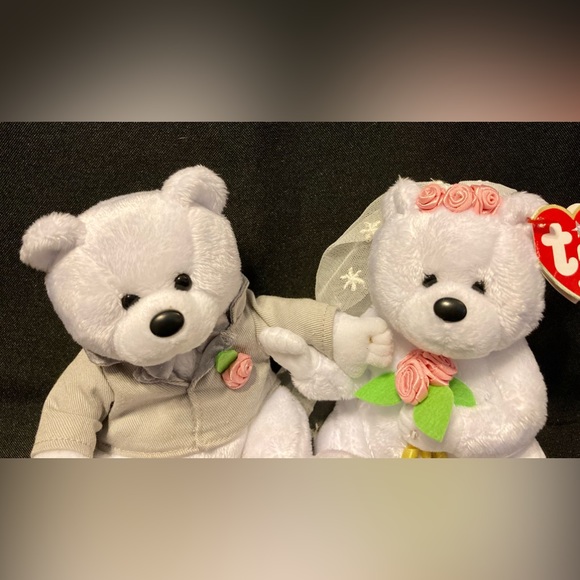Ty duo “We Do” wedding Teddy bears - Picture 1 of 9